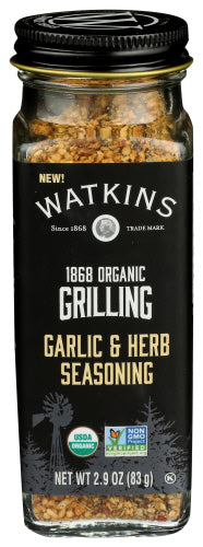 Watkins Seasoning Grilling Garlic Herb 2.9 Oz - Pack Of 3