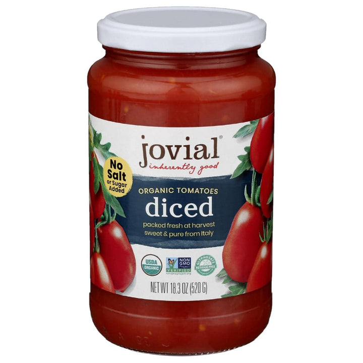 Jovial - Organic Diced Tomatoes 18.3 OZ - Pack of 6