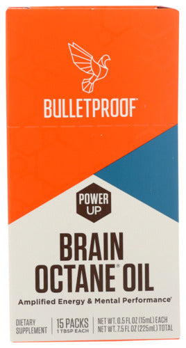 Bulletproof - Brain Octane Oil Gopack, 7.5 Floz (Pack Of 1)