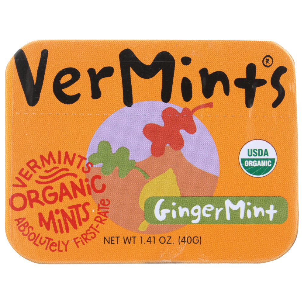 Vermints - Mints - Gingermint, 1.41oz (Pack of 6)