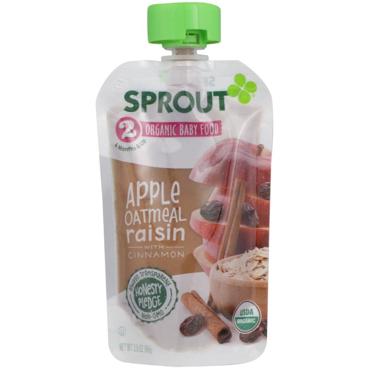 Sprout - Organic Apple Oatmeal Raisin With Cinnamon Baby Food