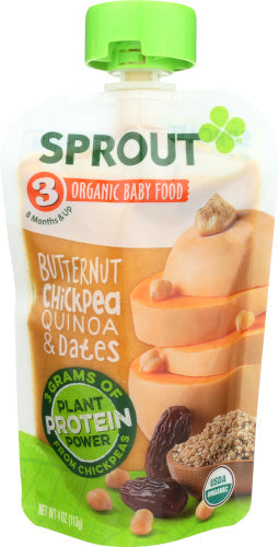 Sprout Plant Power Chickpea Quinoa 4 Oz - Pack Of 6