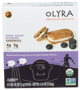 Olyra Biscuit Breakfast Blueberry Green 5.3 Oz - Pack Of 6