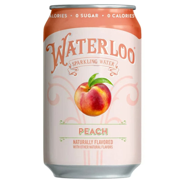 Waterloo - Peach Sparkling Water 144 FO - (Pack of 2)