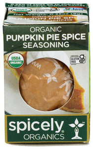 Spicely Organics Seasoning Pumpkin Spice Box 0.35 Oz - Pack Of 6