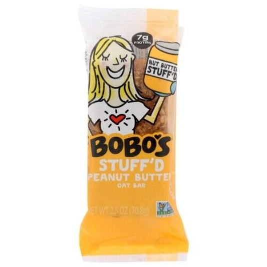 Bobos Oat Bars - Oat Bars - Peanut Butter Jam, 2.5oz (Pack of 12)