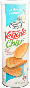 Sensible Portions Garden Veggie Chips Salt & Vinegar 5 oz - Pack of 12