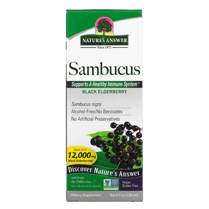 Nature's Answer - Sambucus Original Liquid - 4oz