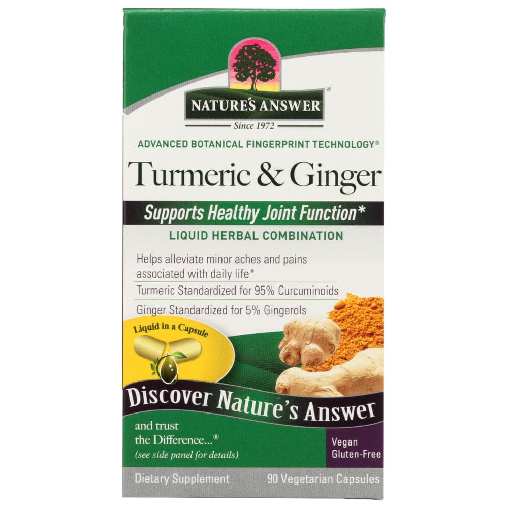 Nature's Answer Turmeric and Ginger Capsules 90pc