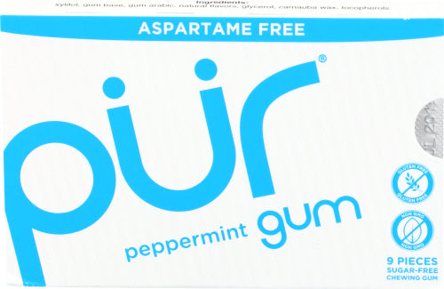 Pur Gum Peppermint 9 Pc - Pack Of 12