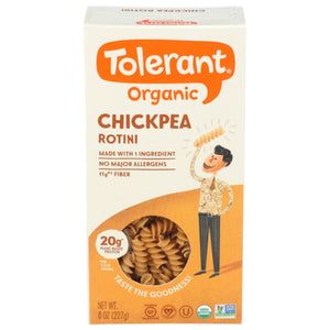 Tolerant - Organic Chickpea Rotini Pasta