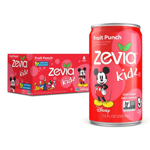 Zevia - Kidz Fruit Punch Zero Calorie Soda 45 FO - (Pack of 4)