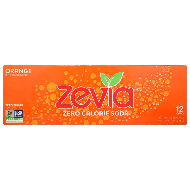 Zevia - Zero Calorie Soda Orange 144 FO - (Pack of 2)