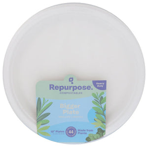 Repurpose Plates 10in Dinner 44pc - Pack Of 6