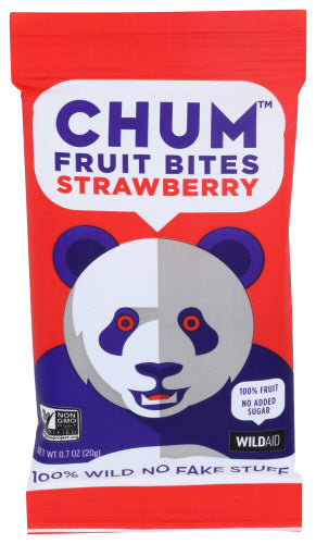 Chum - Fruit Bites Strawberry, 0.07 Oz (Pack Of 12)