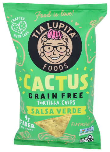 Tia Lupita - Cactus Tortillas Chips, 5oz | Multiple Options