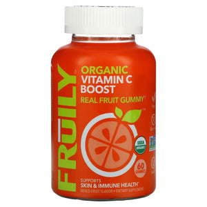 Fruily - Organic Vitamin C Boost Mixed Fruit Flavor, 60 Gummies