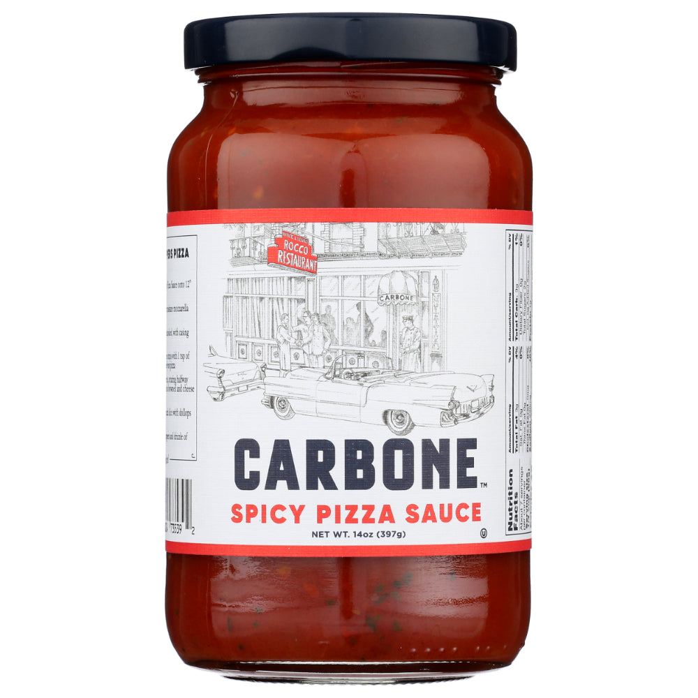 Carbone - Pizza Sauce - Spicy, 14oz (Pack of 6)