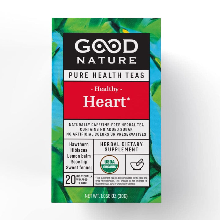 Good Nature - Heart Tea, 1.058 Oz (Pack of 6)