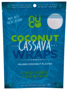 Nuco - Wraps Coconut Cassava 1.94 OZ - Pack of 12