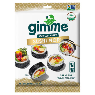 Gimme - Nori Wrap - Seaweed, 0.81oz (Pack of 12)