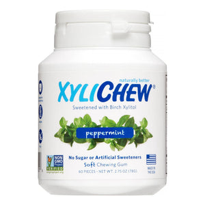 Xylichew - Peppermint Soft Chewing Gum Jar