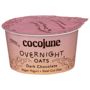 Cocojune - Yogurt Dark Chocolate Overnight Oats, 5.3 Oz (Pack of 6)