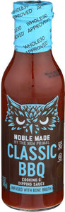 The New Primal - Noble Made BBQ Organic Sauce 12 Fo - Pack Of 6