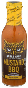 The New Primal - Noble Made BBQ Mustard Sauce 12 Fo - Pack Of 6