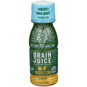 Brain Juice - Liquid Supplement, Brain Decaf, 2.5 fl oz - Pack of 12