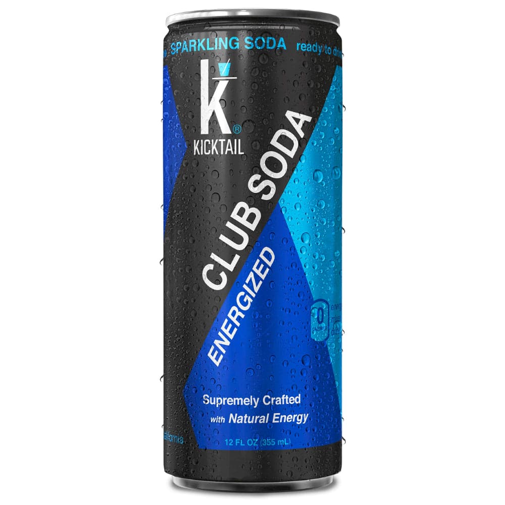 Kicktail - Club Soda Energized, 4pk