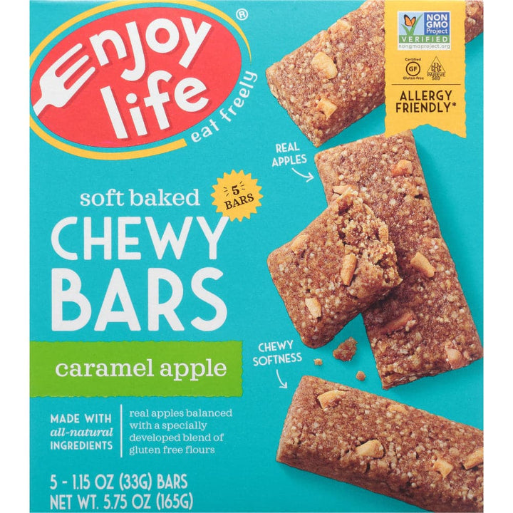 Enjoy Life - Soft Baked Chewy Bars - Caramel Apple 5 OZ - Pack of 1