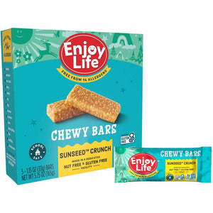 Enjoy Life - Chewy Bars Gluten Free Sunseed Crunch 5 OZ - Pack of 1