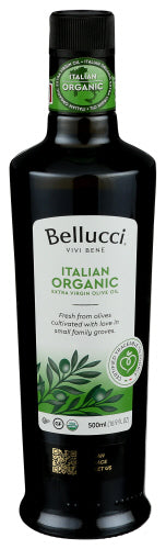 Bellucci - Premium Olive Oil Extra Virgin Organic, 500 Ml - Pack of 6