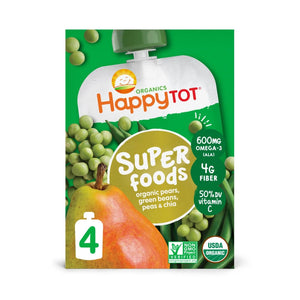 Happy Tot - Organics Super Foods Stage 4 Pears Bean