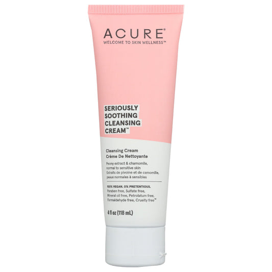 Acure - Cleansing Cream - Soothing, 4oz (Pack of 1)
