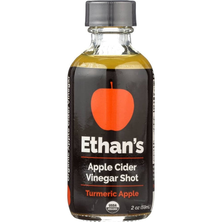 Ethan's - Organic Apple Cider Vinegar Shot Turmeric Apple, 2 Oz