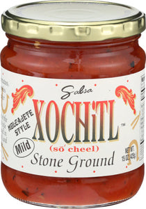 Xochitl Salsa Stone Ground Mild 15 Oz - Pack Of 6