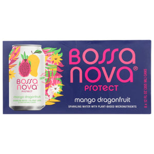 Bossa Nova - Mango Dragonfruit Sparkling Water, 96 fl oz - Pack of 3