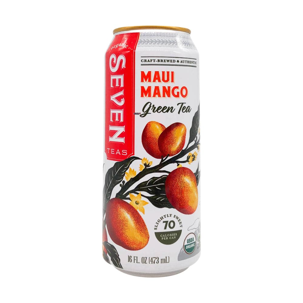 Seven Teas - Green Tea - Maui Mango, 16fo (Pack of 12)