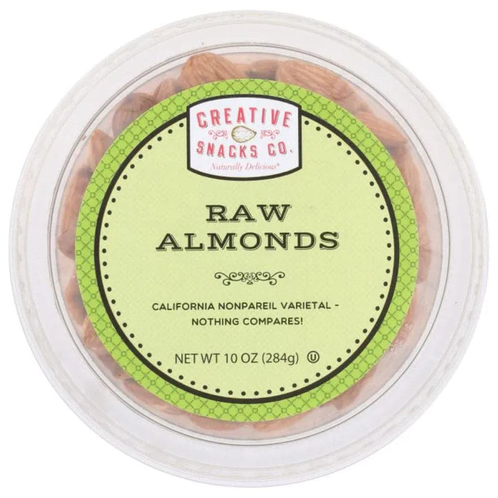 Creative Snacks - Raw Nonpariel Almonds, 10 Oz
