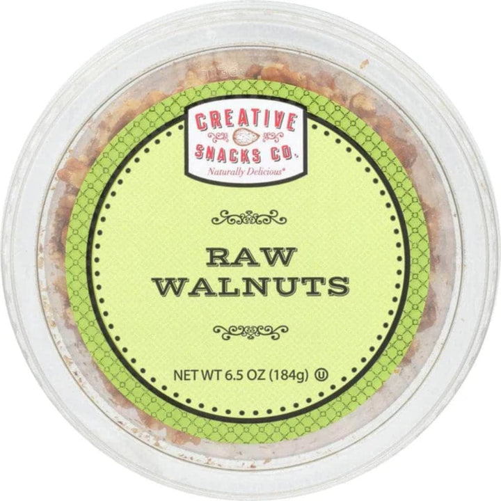 Creative Snacks - Halves Cup Raw Walnut, 6.5 Oz