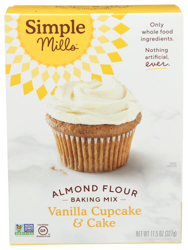 Simple Mills - Vanilla Cake Mix, 11.54 OZ - Pack of 6