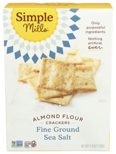 Simple Mills - Almond Flour Crackers Fine Sea Salt, 4.25oz