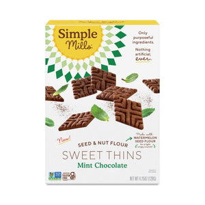 Simple Mills - Sweet Thins Chocolate Mint, 4.25 OZ - Pack of 6