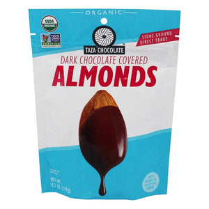 Taza Chocolate - Almonds Dark Chocolate Covered