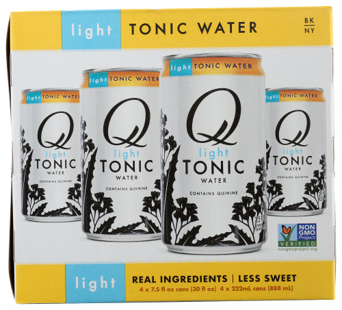 Q Tonic Light Tonic Water 4pk 30 Fo - Pack Of 6