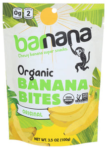 Barnana - Banana Bites Chewy Original Organic, 3.5 Oz - Pack of 12