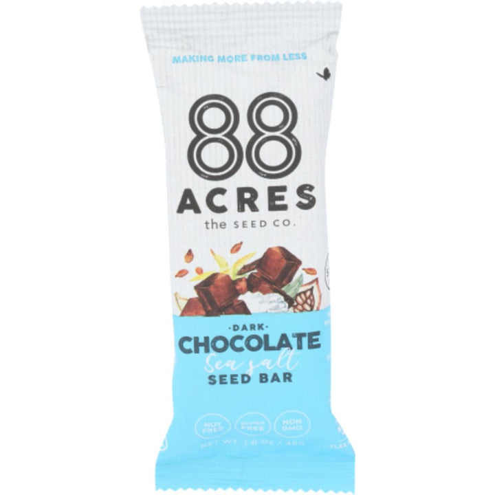 88 Acres - Dark Chocolate Sea Salt Seed Bar, 1.6 Oz