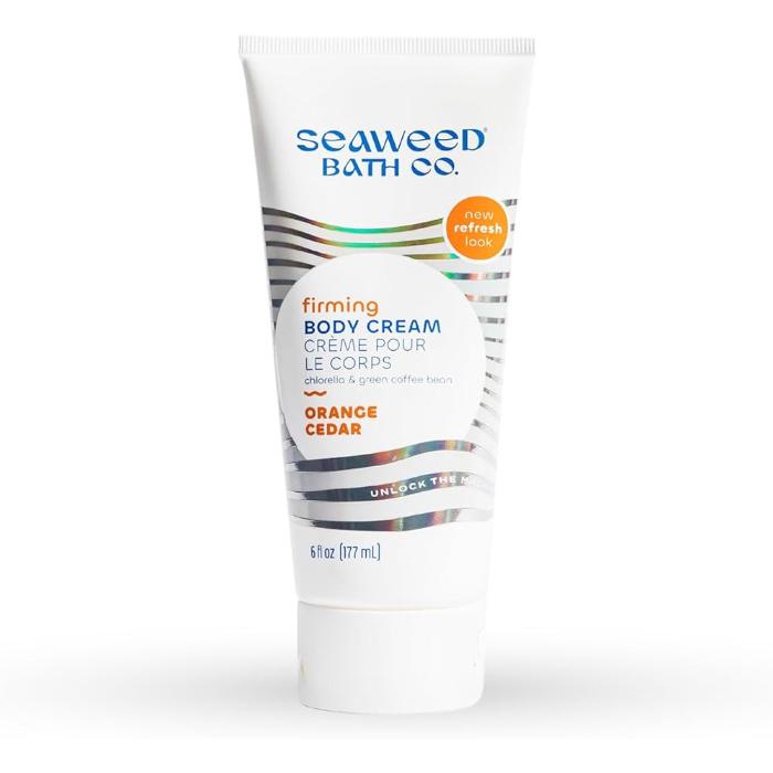 Seaweed Bath Co - Body Cream - Eucalyptus & Peppermint, 6fo (Pack of 1)